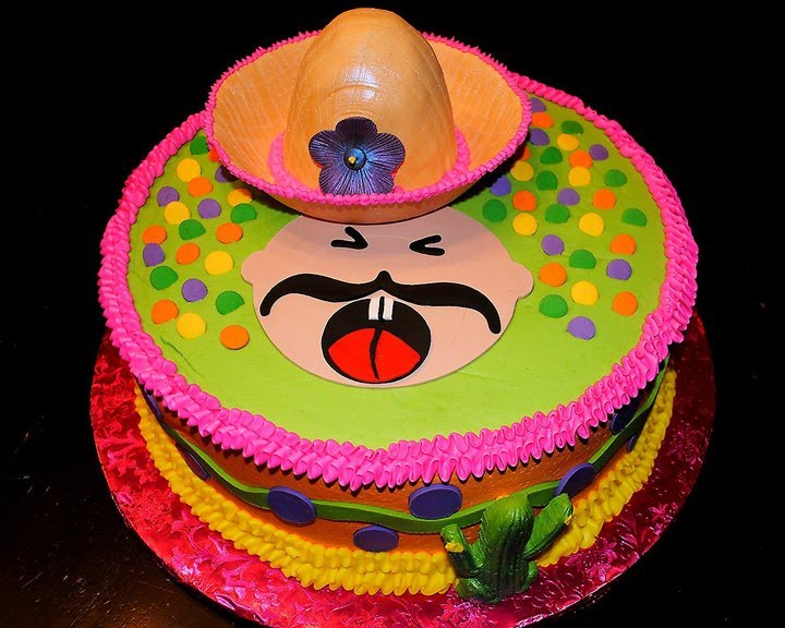 mexican themed baby shower cake