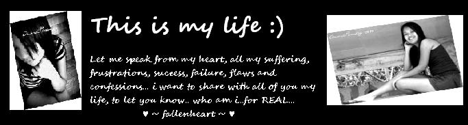 this is my life...