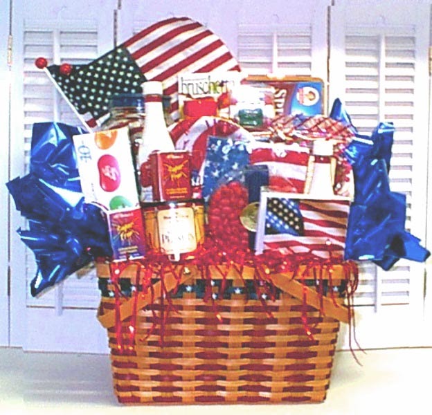 Basketique Gift Baskets 4th Of July Americana gift baskets