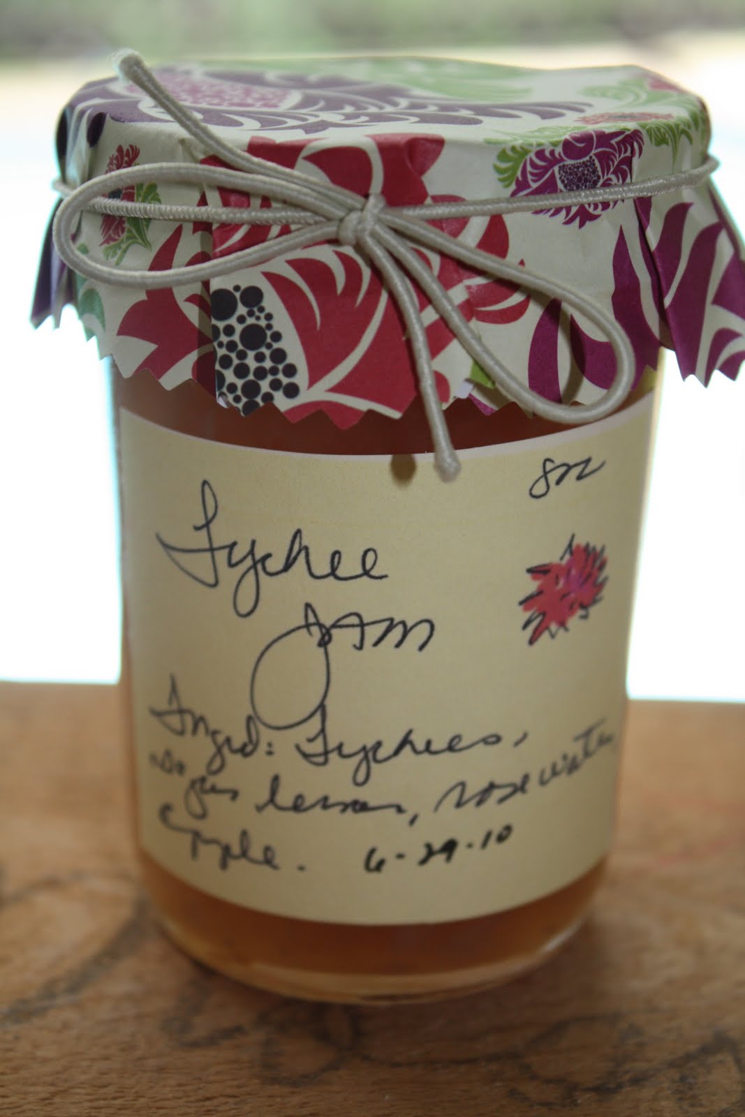Lychee Rosewater Jam