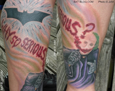 Dark Mark Deatheater Temporary Tattoo BATMAN TATTOO ART: Heath Ledger JOKER 