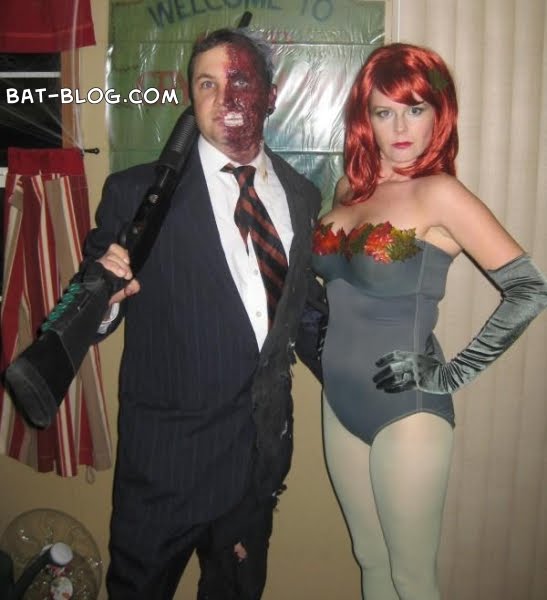 Josh was Two-Face & Jenna was Poison Ivy. I have to admit that both costumes 