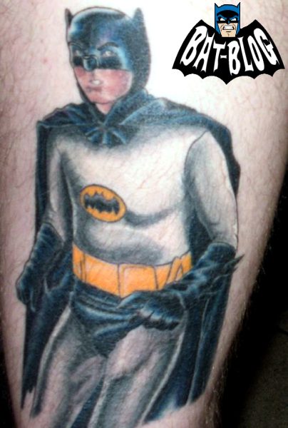 OK, You gotta admit that this new BATMAN TATTOO that our friend Alex 