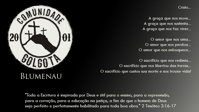 comunidade golgota blumenau