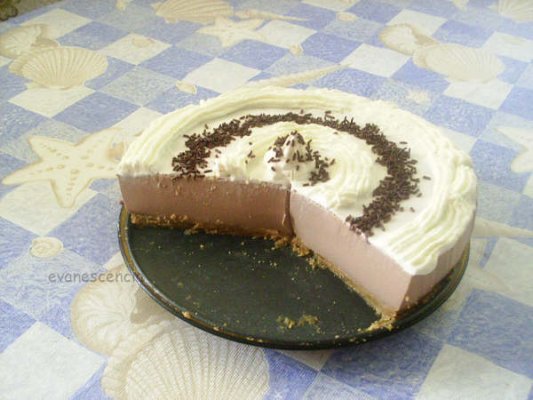Tarta de queso y chocolate Tarta de queso y chocolate