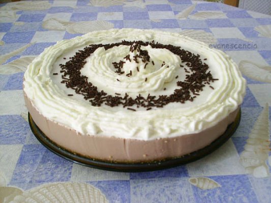 Tarta de queso y chocolate tarta de queso y chocolate