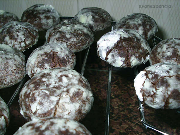 Galletas negro y blanco galletas negro y blanco