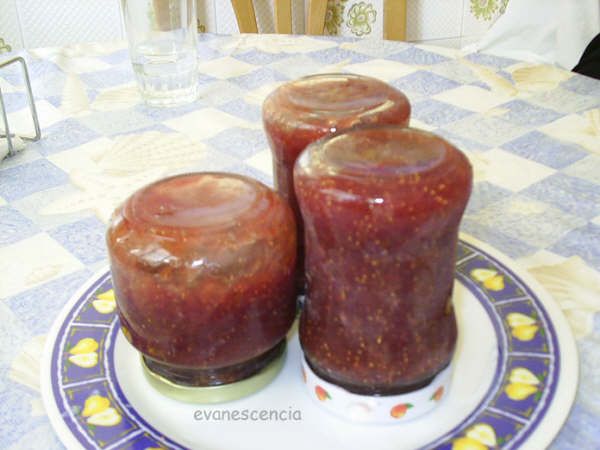 Botes de mermelada enfriandose botes de mermelada enfriandose