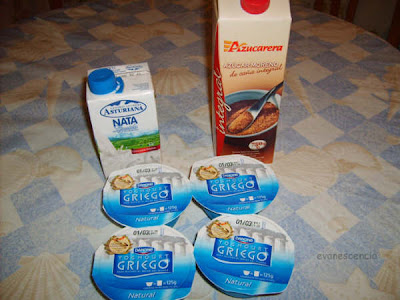 Ingredientes para las crema dulce de yogurt ingredientes necesarios