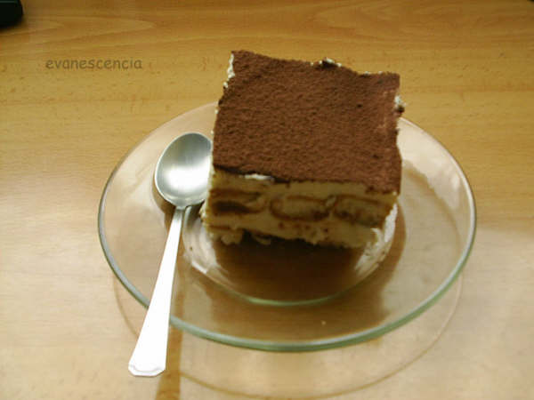 Trozo tiramisu trozo tiramisu