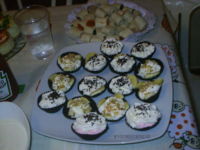 vasitos de chocolate, nata y platano vasitos chocolate nata y platano