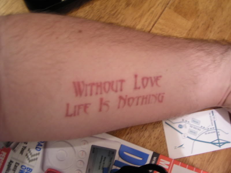 Labels: blacklight, forearm, tattoos, text, uv Labels: blacklight, forearm, tattoos, text, uv