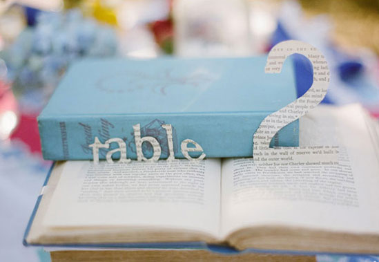  out there looking to incorporate books into your wedding centerpieces