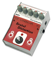 Pedal Landscape Brutal Distortion BRD1 Review do pedal de distorção para guitarra Brutal Distortion da Landscape na Central do Rock