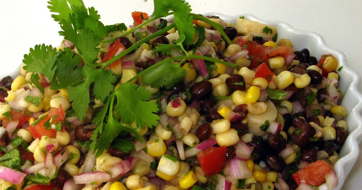 Crabby Cook Black Bean, Corn & Hearts of Palm Salad, with help from