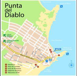 Mapa Punta del Diablo
