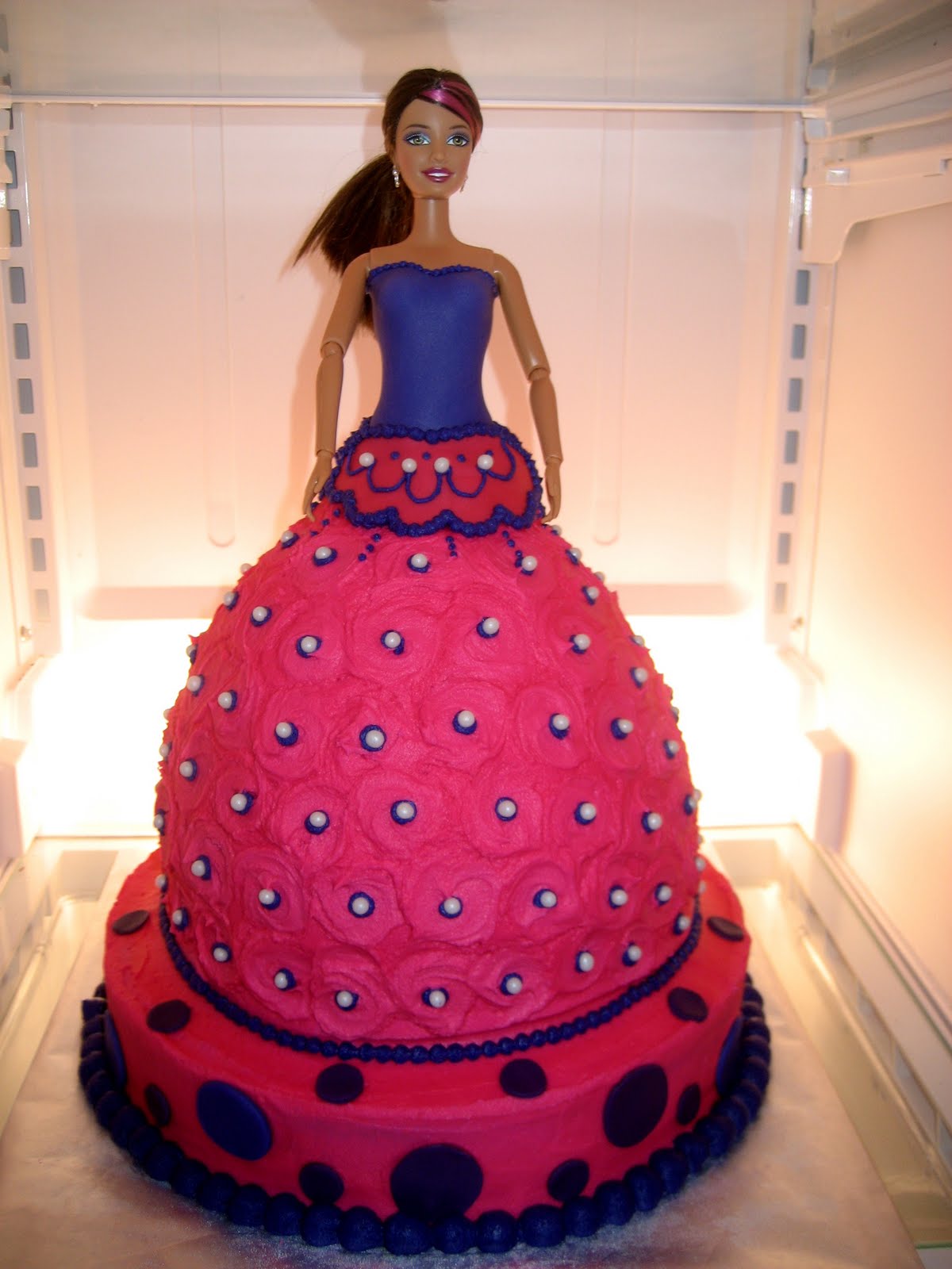 Ashley's Cakery Pretty Pink Doll Cake