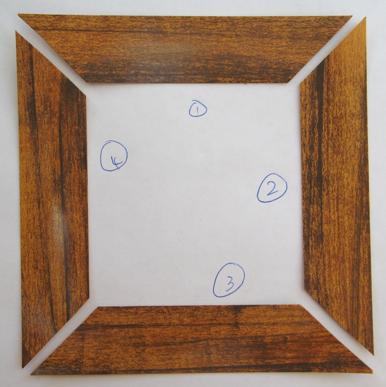 Debbie P's Place Faux Wood Frame A Tutorial for Tickled Pink Stamps