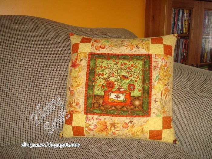 Zlaty Sews Autumn Quilted Pillow Sham and more...
