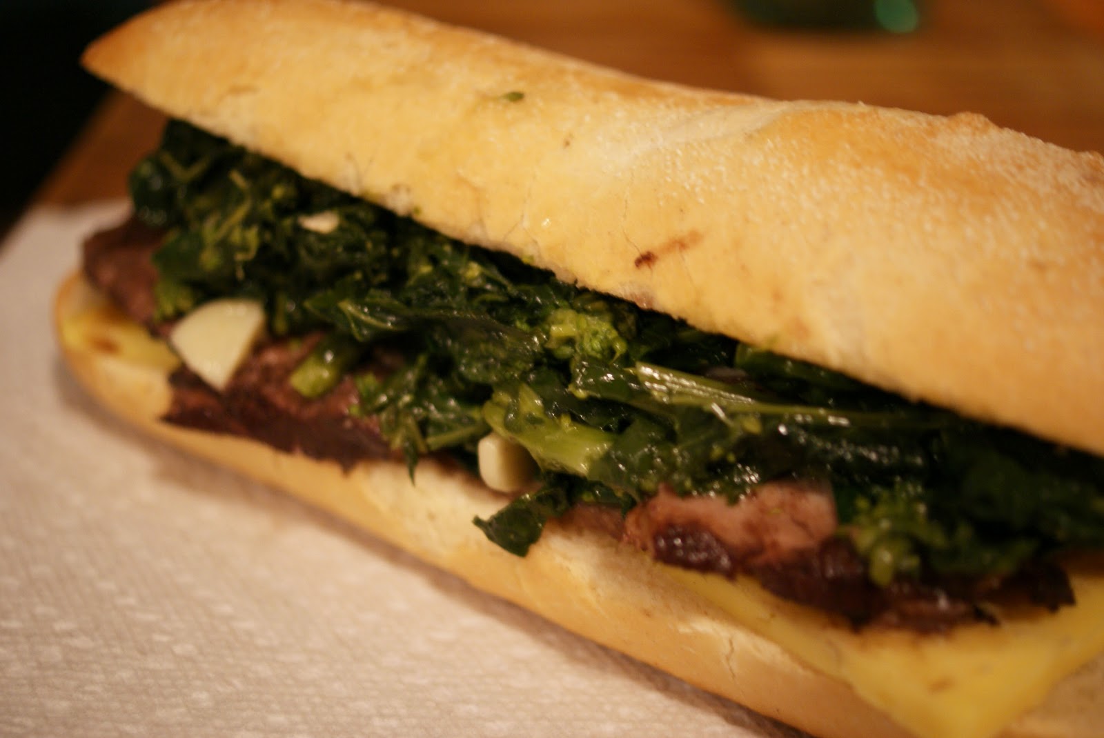 Piccante Dolce Pork & Broccoli Rabe Sandwiches