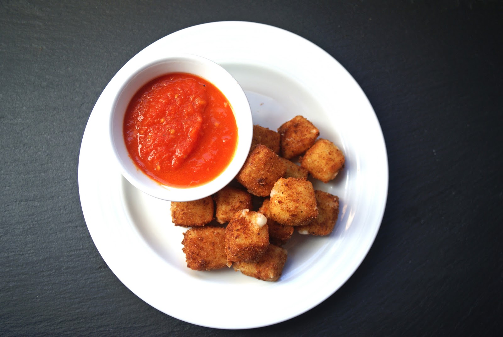 Piccante Dolce Superbowl Eats OneBite Fried Mozzarella & Spicy