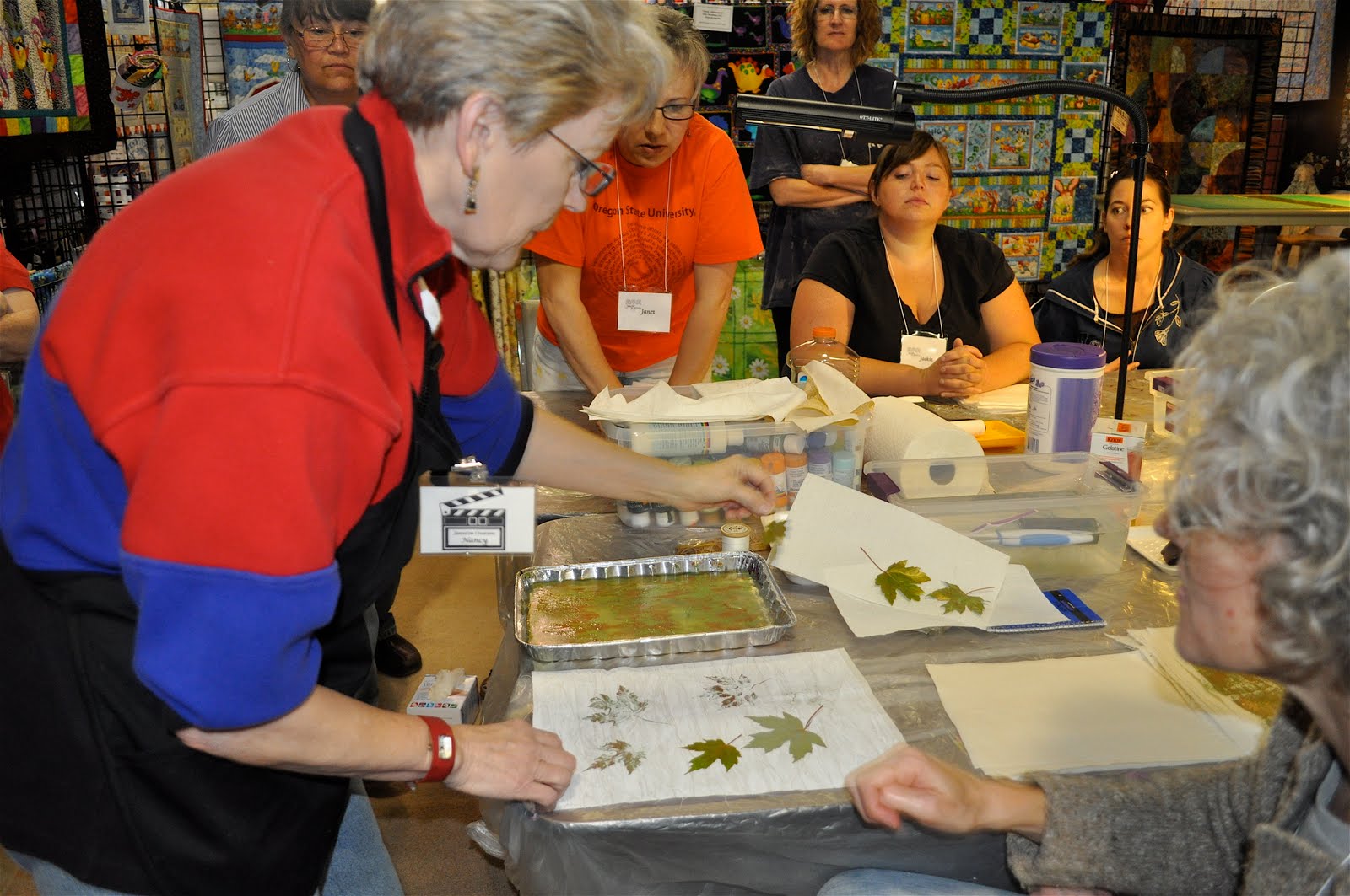 LuAnn Kessi Jello Printing Class at JLC