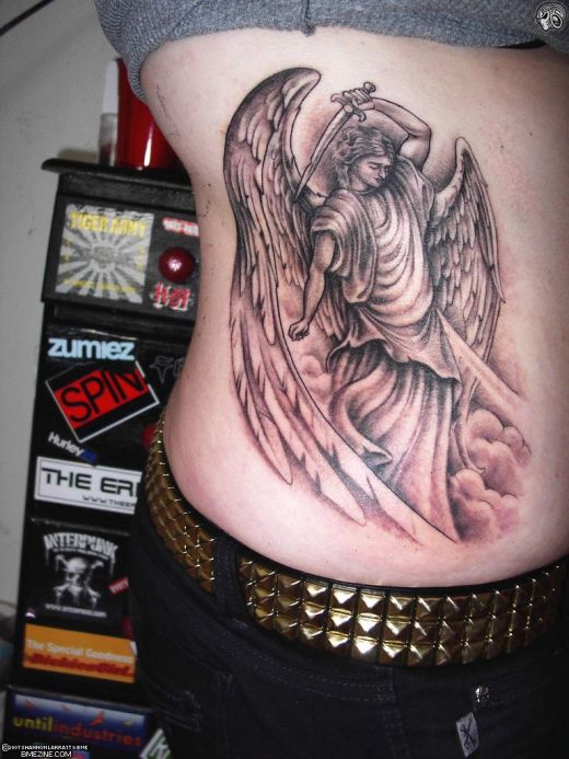 The male angel tattoo is popular among men as well. The male angel tattoo is popular among men as well.