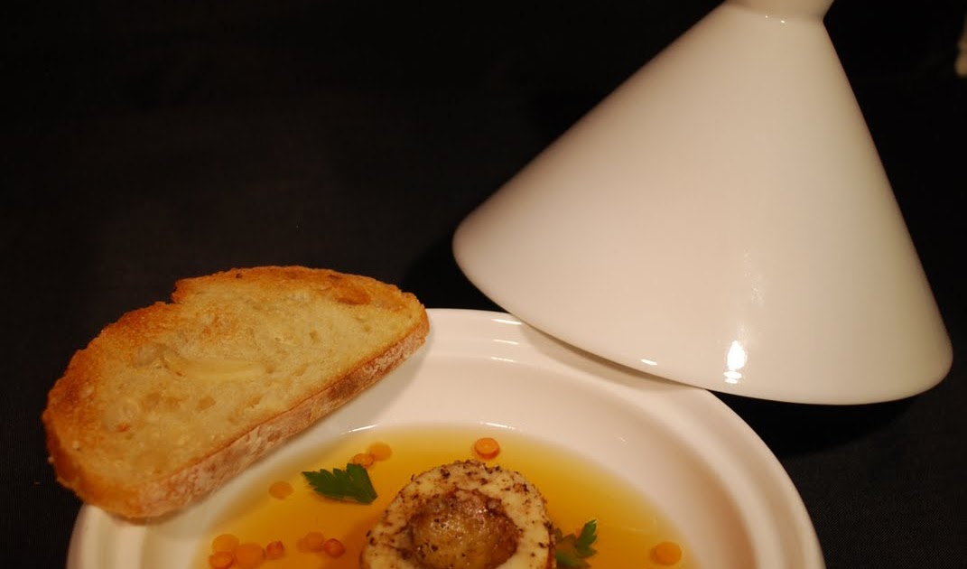 Oxtail Consomme with Roasted Beef Marrow Good Livin', Good Lovin