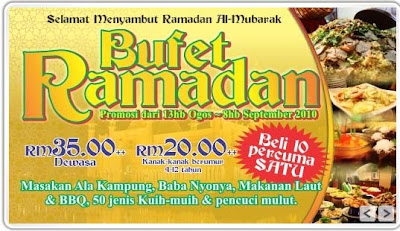 Ramadhan Buffet 2010 Di Hotel Sekitar Johor Bahru