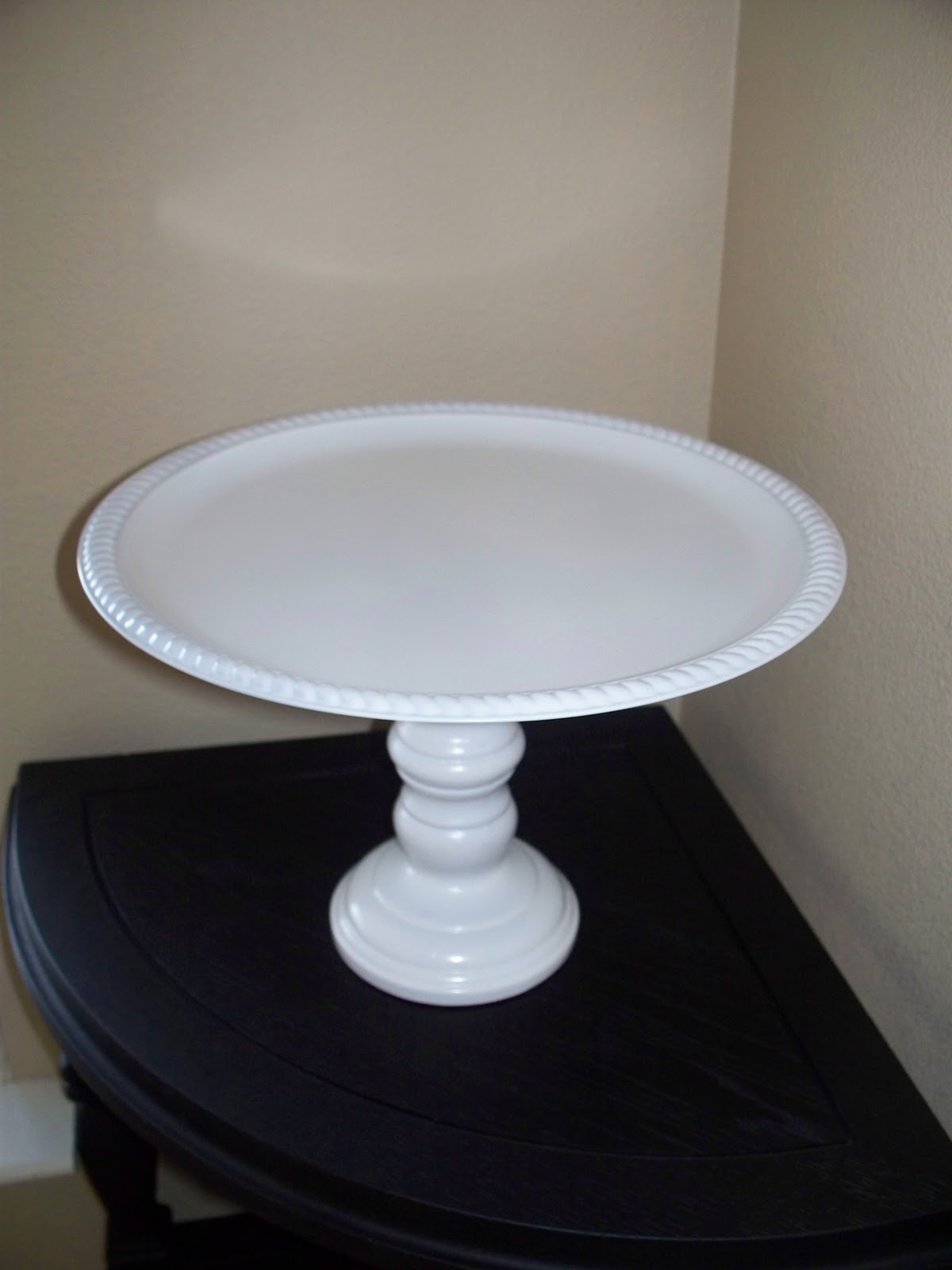Paisley Pink Polka Dots DIY Cake Stand