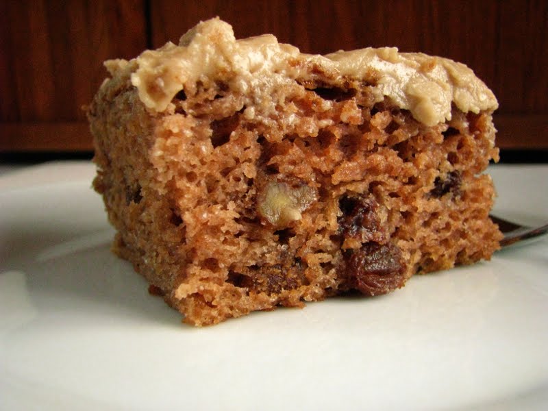 CakeWalk Applesauce Cake, a.k.a. Spanish Bar Cake.