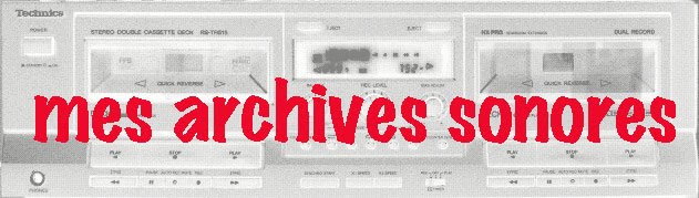 archives sonores