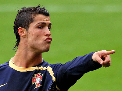 Ronaldo was spotted in a mullet hairstyle which looks quite classy and 