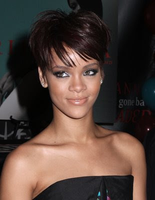 Rihanna Short Hair Pixie Cut