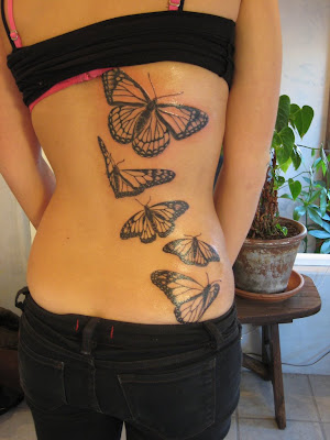 Although a butterfly tattoo