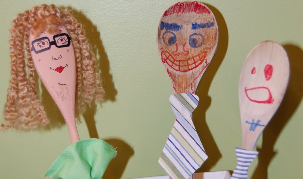 Cook! Create! Consume! Wooden Spoon Puppets