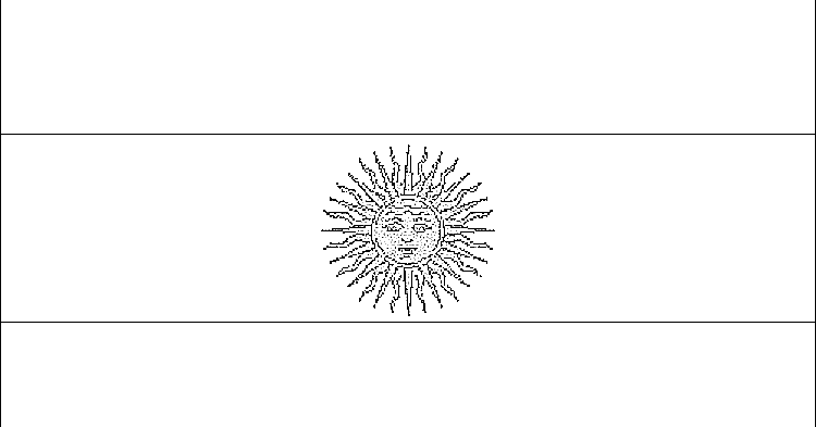 Portal Escuela Colorear la Bandera de Argentina