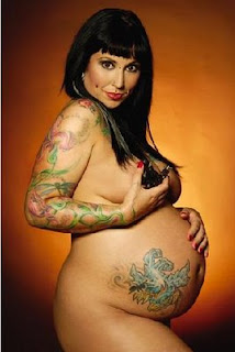 She is a tattoo artist and got