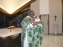 Baby's blessing at the Convent