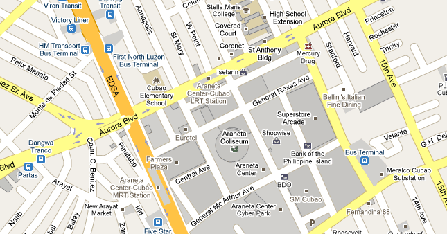 Cubao Quezon City Map Directions, Routes, Maps, Shortcuts In Metro Manila: How To Get To Cubao  And Araneta Center?