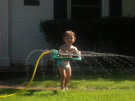 Playing in the hose