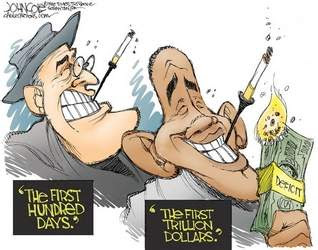 Obama taking care of the economy