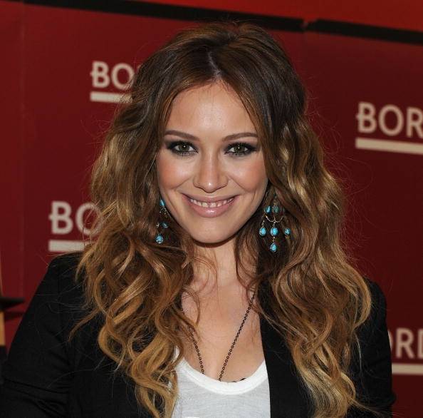 Hilary Duff Ombre Hair Color