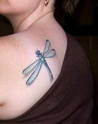 Dragonfly Art Nouveau. Tattoo Art Ndeleler: Dragonfly