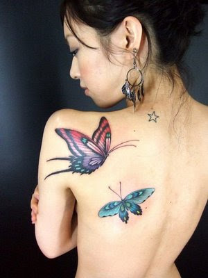 Popular Butterfly Tattoos For Women Butterflies traditionally represent the