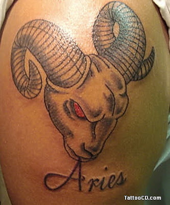 Aries Tattoo Designs What do ypu consider the color of aries tattoo designs