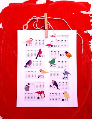 2010 calendar, Bright and colorful birdst, Birdscape , 2010 calendar, bird art , 2010 ArtOcrat calendar