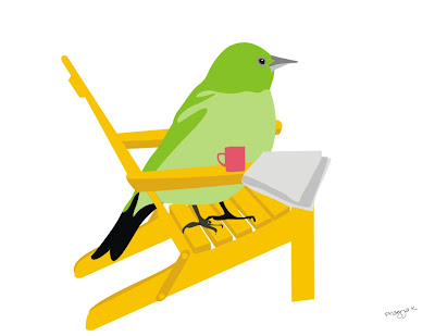 one morning, Colorful birds, Birdscape, art Bird art of the day, bird art