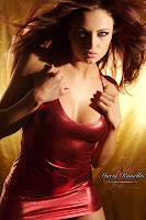 Maria Kanellis Sexy Red Tight Dress Pictures