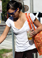 Jessica Alba Shows Off Her Tramp Stamp And Ass Cleavage
